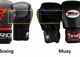 SO SÁNH NHỮNG ĐIỂM KHÁC BIỆT GIỮA GĂNG BOXING VÀ GĂNG MUAYTHAI 