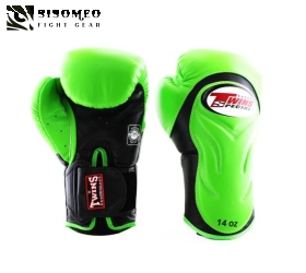 Găng Boxing Twins BGVL6 Deluxe Sparring Gloves Green