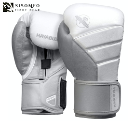 Găng Hayabusa T3 Boxing Gloves trắng/xám