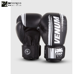 GĂNG VENUM BANGKOK SPIRIT BOXING GLOVES - NAPPA LEATHER - BLACK