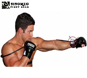 BỘ GĂNG MMA KÈM DÂY KHÁNG LỰC PERFECT PUNCH - MMA TRAINING GLOVES 