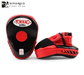 ĐÍCH ĐẤM YOKKAO FOCUS MITTS CLOSE-FINGER BLACK/RED