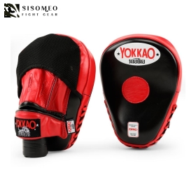 ĐÍCH ĐẤM YOKKAO FOCUS MITTS CLOSE-FINGER BLACK/RED