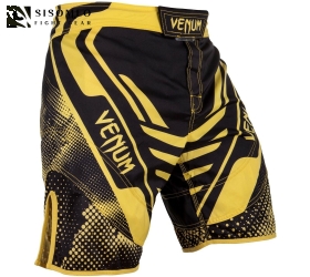 venum Technical Fightshorts (Black/Yellow)