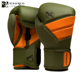 Găng Hayabusa T3 Boxing Gloves - Green / Orange