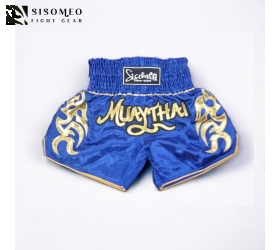QUẦN MUAY THAI SISOMEO BS001 - XANH