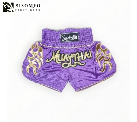 QUẦN MUAY THAI SISOMEO BS001 - TÍM