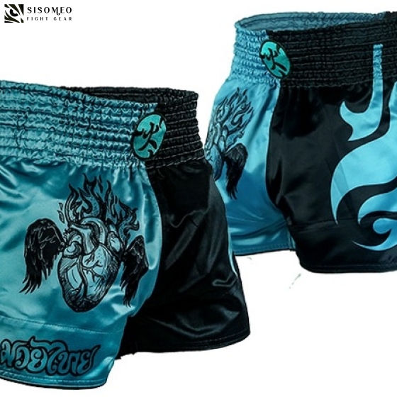 File Muay Thai Short MTSHL01 Blue