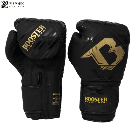 GĂNG TAY BOXING BOOSTER ALPHA - ĐEN VÀNG