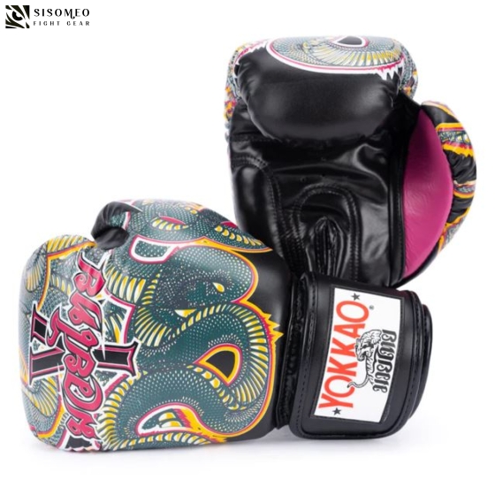 GĂNG MUAYTHAI YOKKAO SNAKE BOXING GLOVES