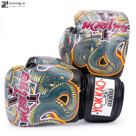 GĂNG MUAYTHAI YOKKAO SNAKE BOXING GLOVES