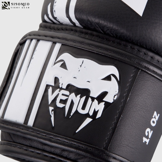 GĂNG VENUM BANGKOK SPIRIT BOXING GLOVES - NAPPA LEATHER - BLACK