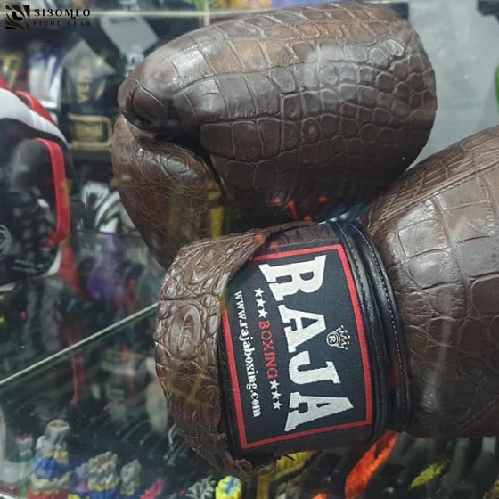 GĂNG TAY BOXING MUAY RAJA LIMITED EDISON - DA CÁ SẤU