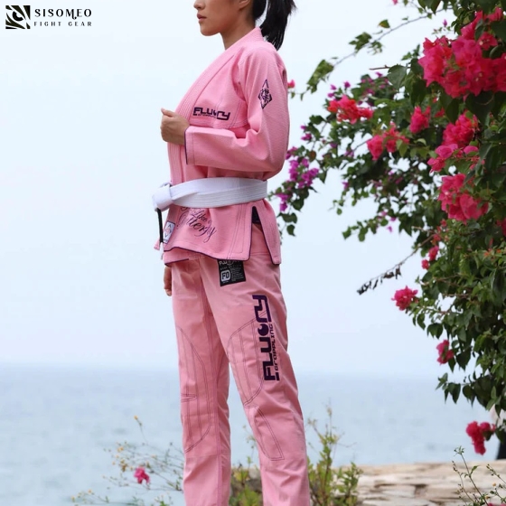 Fluory Butterfly JiuJitsu BJJ GI Pink