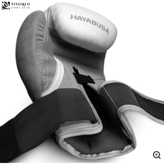 Găng Hayabusa T3 Boxing Gloves trắng/xám