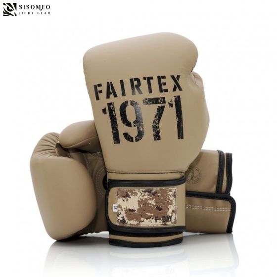 Găng BGV25 Fairtex F-Day 2 Desert Operation Boxing Gloves