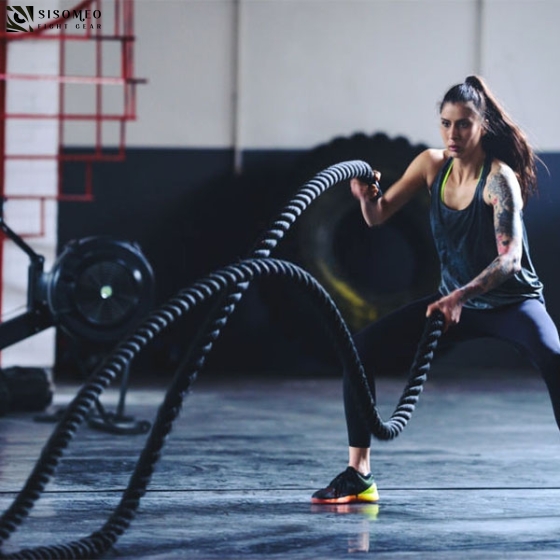 DÂY THỪNG TẬP GYM SSM - MMA POWER ROPE ( DÂY DŨ CROSSFIT )