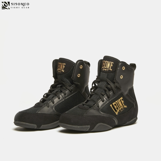 Giày Leone Premium Boxing  Shoes Đen