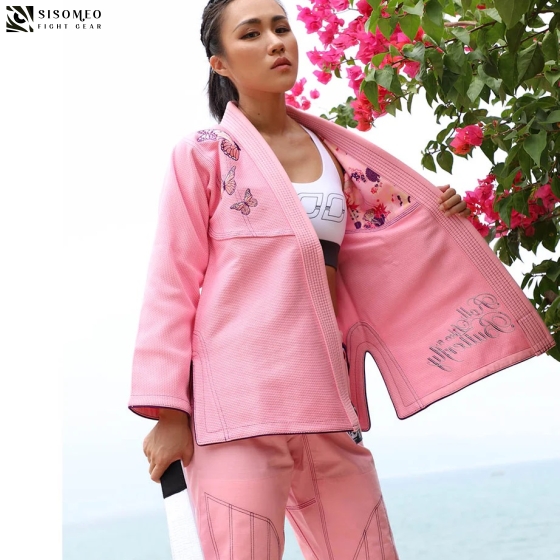 Fluory Butterfly JiuJitsu BJJ GI Pink