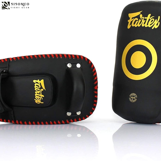 Fairtex KPLC6 Muay Thai Kickboxing Small Curved Thai Pads