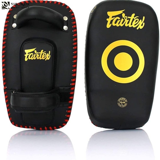 Fairtex KPLC6 Muay Thai Kickboxing Small Curved Thai Pads