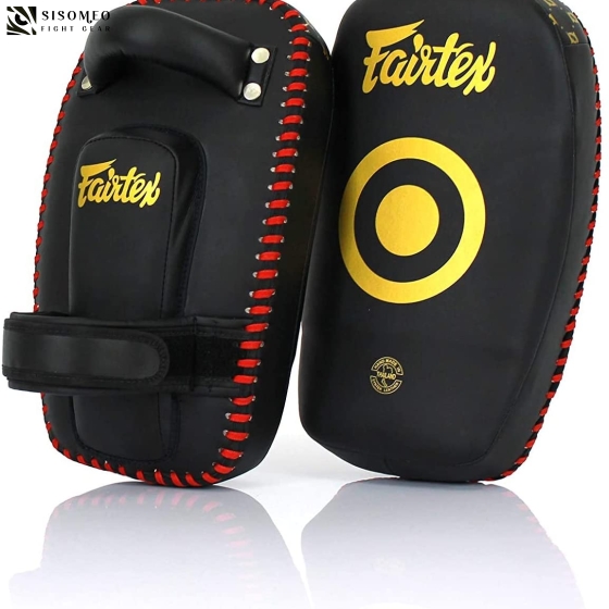 Fairtex KPLC6 Muay Thai Kickboxing Small Curved Thai Pads