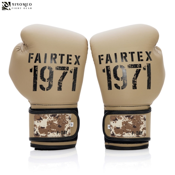 Găng BGV25 Fairtex F-Day 2 Desert Operation Boxing Gloves