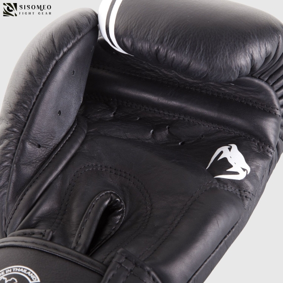 GĂNG VENUM BANGKOK SPIRIT BOXING GLOVES - NAPPA LEATHER - BLACK