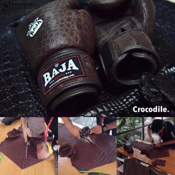 GĂNG TAY BOXING MUAY RAJA LIMITED EDISON - DA CÁ SẤU