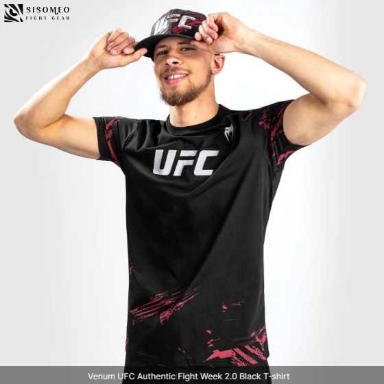 ÁO THUN VENUM UFC BLACK/RED