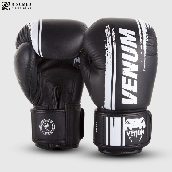 GĂNG VENUM BANGKOK SPIRIT BOXING GLOVES - NAPPA LEATHER - BLACK