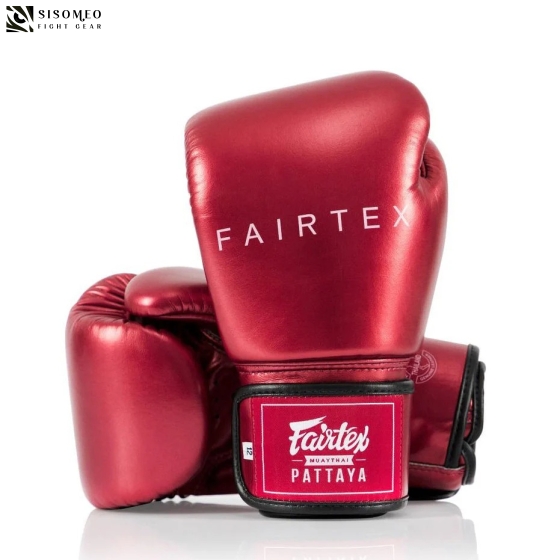 Găng Fairtex Boxing Gloves BGV22 Metallic Red