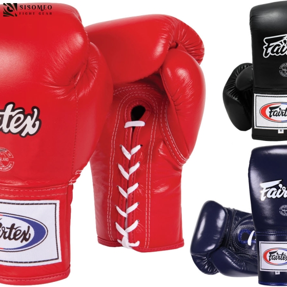 GĂNG BGL6 FAIRTEX LACE UP BOXING GLOVES