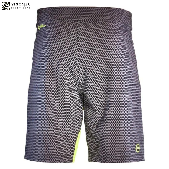 Crossfit Grips Carbon Training Shorts - Black/Yellow