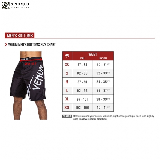 Venum Wand's CONFLICT MMA Shorts Black Ice Red