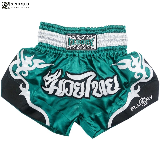 QUẦN FLUORY MUAY THAI SHORTS - GREEN