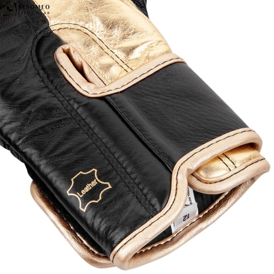 GĂNG VENUM HAMMER PRO BOXING GLOVES - VELCRO -BLACK/GOLD