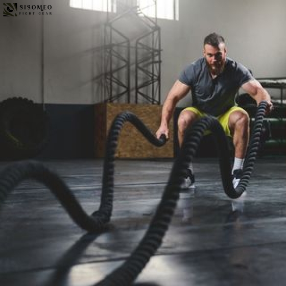 DÂY THỪNG TẬP GYM SSM - MMA POWER ROPE ( DÂY DŨ CROSSFIT )