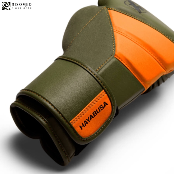 Găng Hayabusa T3 Boxing Gloves - Green / Orange