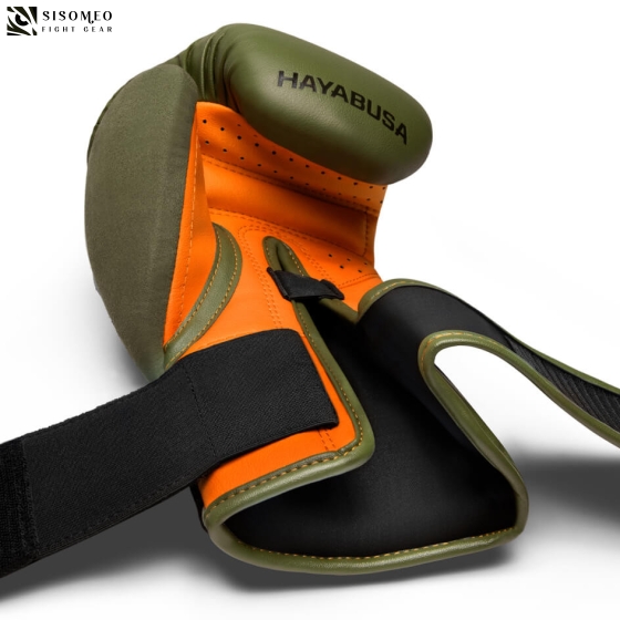 Găng Hayabusa T3 Boxing Gloves - Green / Orange