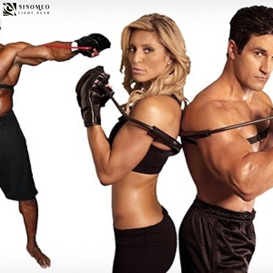 BỘ GĂNG MMA KÈM DÂY KHÁNG LỰC PERFECT PUNCH - MMA TRAINING GLOVES 