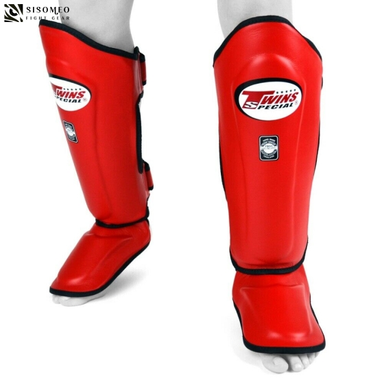GIÁP CHÂN BẢO HỘ TWINS SHIN GUARDS SGL10 - ĐỎ