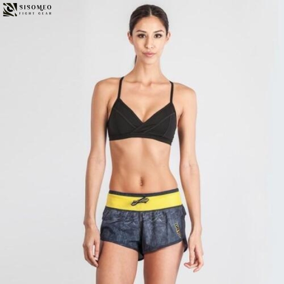 Quần Grips Womens Funtional Training Shorts Grey Camo