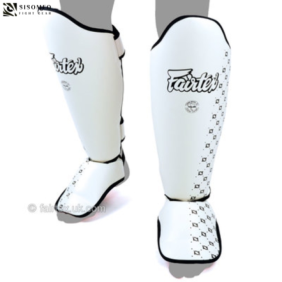 Giáp chân muaythai Fairtex Black Shin Pads  - Black