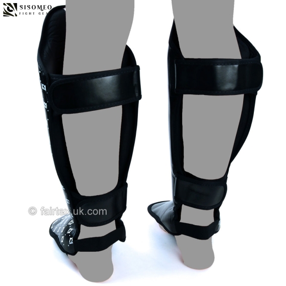 Giáp chân muaythai Fairtex Black Shin Pads  - Black