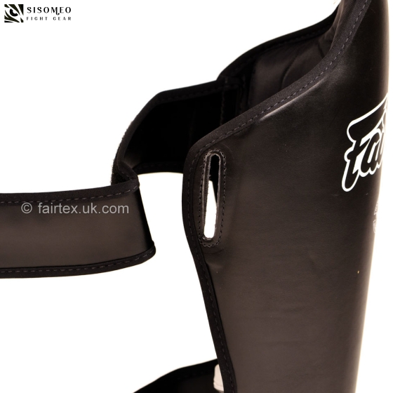 Giáp chân muaythai Fairtex Black Shin Pads  - Black