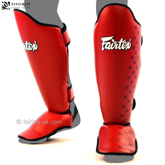 Giáp chân muaythai Fairtex Black Shin Pads  - Black