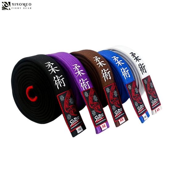 Sunrise Jiujitsu Belt - White Full size 