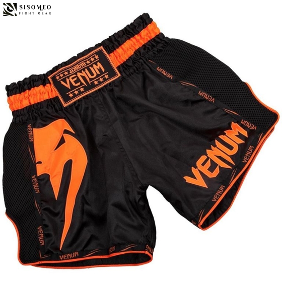 QUẦN MUAY VENUM GIANT BLACK/ORANGE