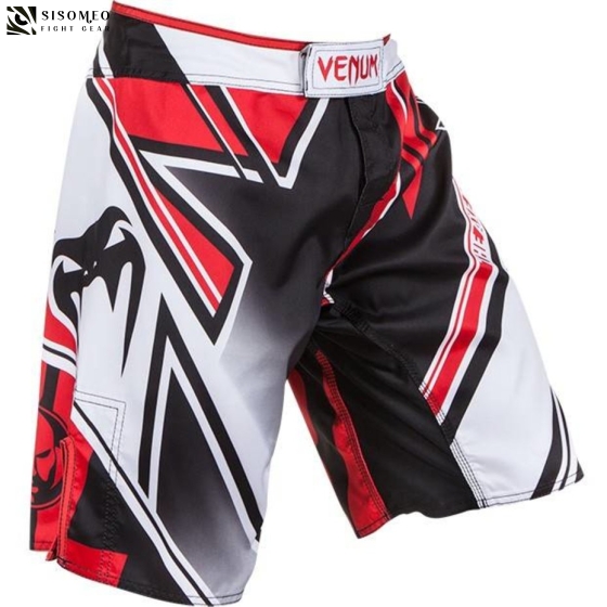 Venum Wand's CONFLICT MMA Shorts Black Ice Red